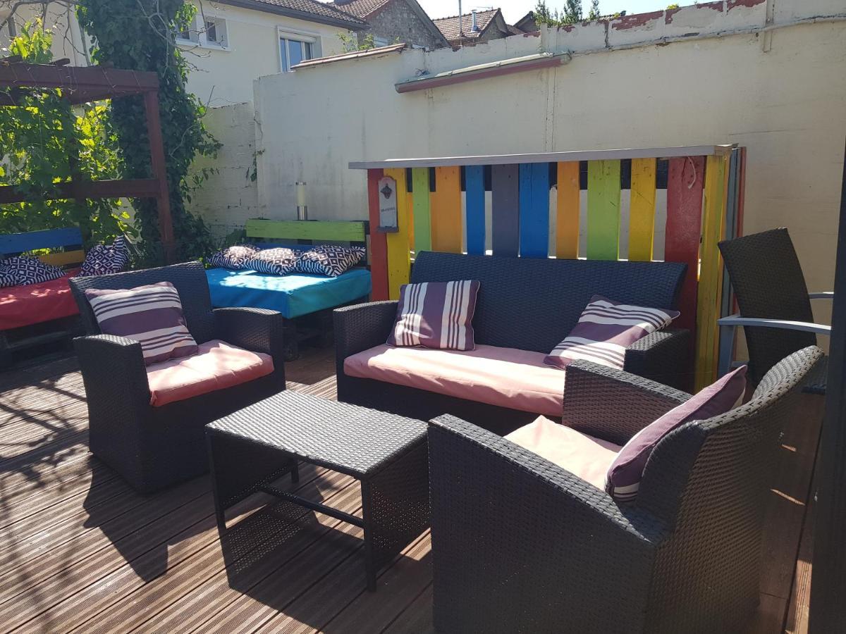 2 Chambres D 'Hotes Chez Un Particulier Avec Piscine Saint-Leu-la-Foret Bagian luar foto