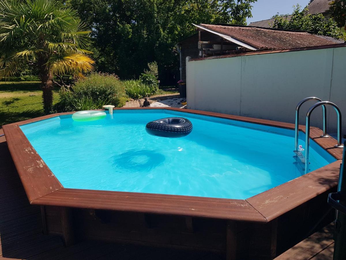2 Chambres D 'Hotes Chez Un Particulier Avec Piscine Saint-Leu-la-Foret Bagian luar foto